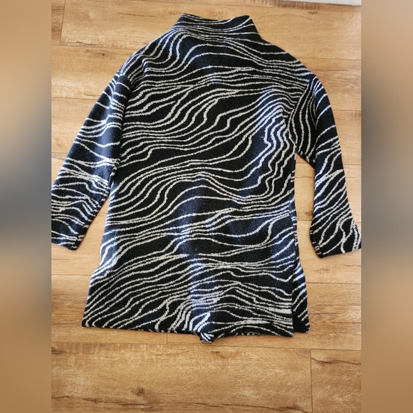 $198 NWT MAEVE Anthropologie Lambs Wool Knit Coat Cardigan S/M Oversized Thick - Picture 14 of 14